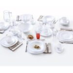 Luminarc Carine Beyaz 12 Parça Yemek Takımı 6 Adet 21 Cm 6 Adet 27 Cm Yemek Tabağı
