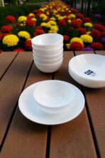 Luminarc Diwali Beyaz 12 Parça 6 Kişilik Yemek Takımı 20cm - 12cm