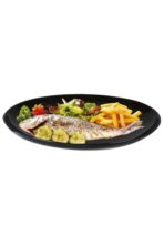Luminarc Diwali Friends Time Siyah 6'lı Oval Kayık 33 Cm.yemek & Servis & Barbekü Tabağı.