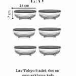 Tokyo 6 Adet 600 Cc Saklama Kabı