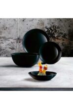 Luminarc Diwali Black 18 Parça Yemek Seti 25cm-20cm-12cm - Görsel 2