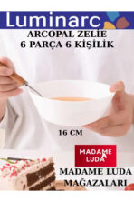 Luminarc Arcopal Beyaz 16 Cm 6 Adet Çorba & Salata & Meyve Kasesi