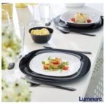 Luminarc 27 Cm Siyah Yemek Tabağı 6 Adet Takım
