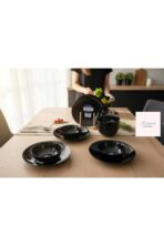 Luminarc Diwali Siyah 12 Parça 6 Kişilik Yemek Takımı (20 cm - 12 cm) - Görsel 2